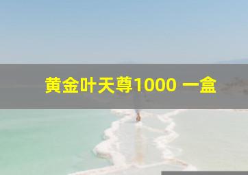 黄金叶天尊1000 一盒